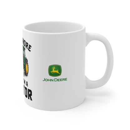 I Don't Snore I Dream I'm a John Deere Tractor Ceramic Coffee Mug 11oz, Gift for Dad