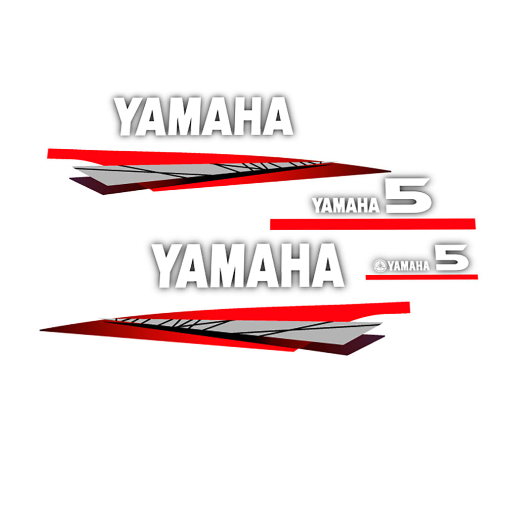 Yamaha 5 - 1998-2001 Decal (Sticker) Set replacement decal set