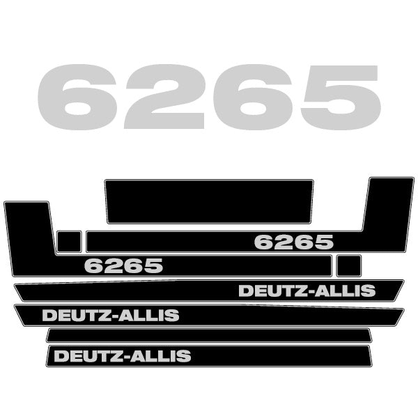 Deutz-Allis 6265 tractor decal aufkleber adesivo sticker set replacement decal set