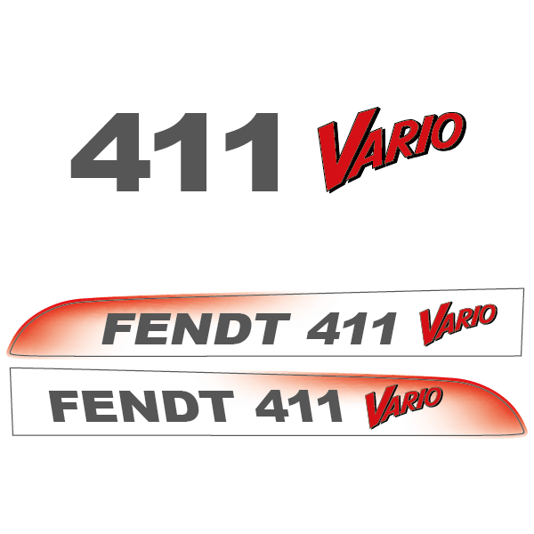 Fendt 411 Vario tractor decal aufkleber adesivo sticker set replacement decal set