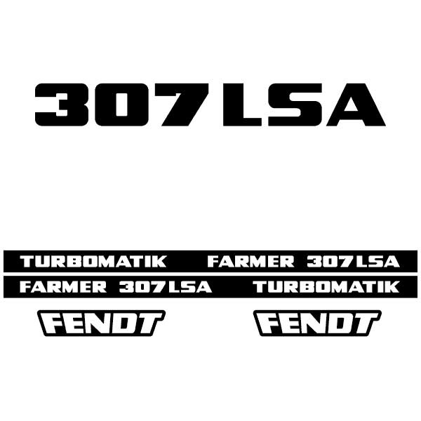 Fendt Farmer 307 LSA tractor decal aufkleber sticker set replacement decal set