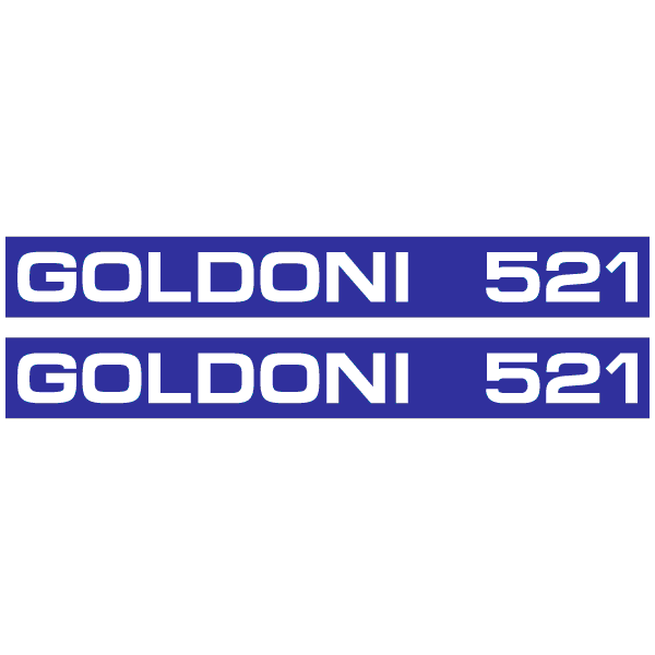 Goldoni 521 tractor decal aufkleber adesivo sticker set replacement decal set