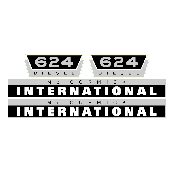 International 624 tractor decal aufkleber adesivo sticker set replacement decal set