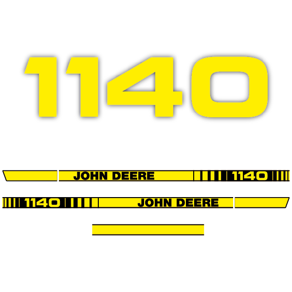 John Deere 1140 tractor decal aufkleber adesivo sticker set replacement decal set