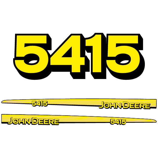 John Deere 5415 tractor decal aufkleber adesivo sticker set replacement decal set