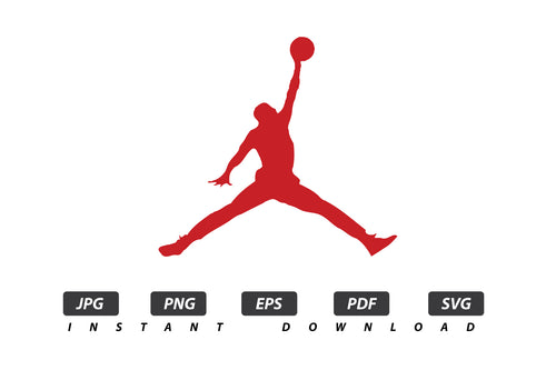 Jordan Vector Logo / EPS / SVG / PDF / JPG / PNG Instant Download / Print Cut Template