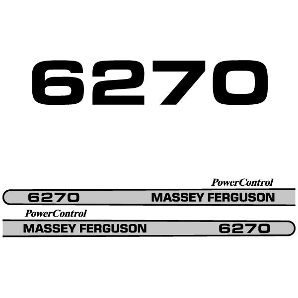 Massey Ferguson 6270 decal aufkleber adesivo sticker set replacement decal set