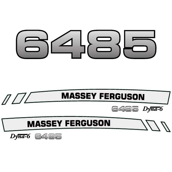 Massey Ferguson 6485 (2008-2012) decal aufkleber adesivo sticker set replacement decal set