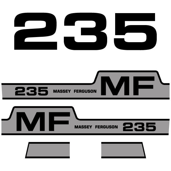 Massey Ferguson 235 decal aufkleber adesivo sticker set replacement decal set