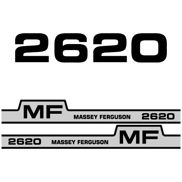 Massey Ferguson 2620 decal aufkleber adesivo sticker set replacement decal set