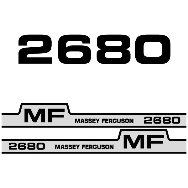 Massey Ferguson 2680 decal aufkleber adesivo sticker set replacement decal set