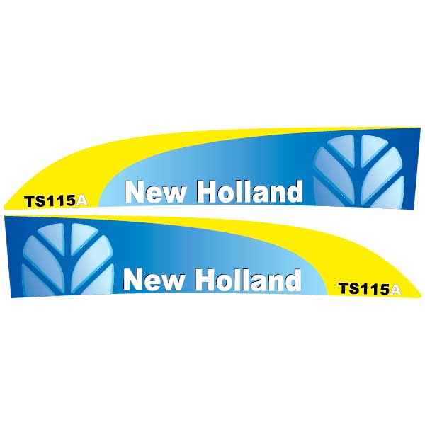 New Holland TS115A tractor decal aufkleber adesivo sticker set replacement decal set