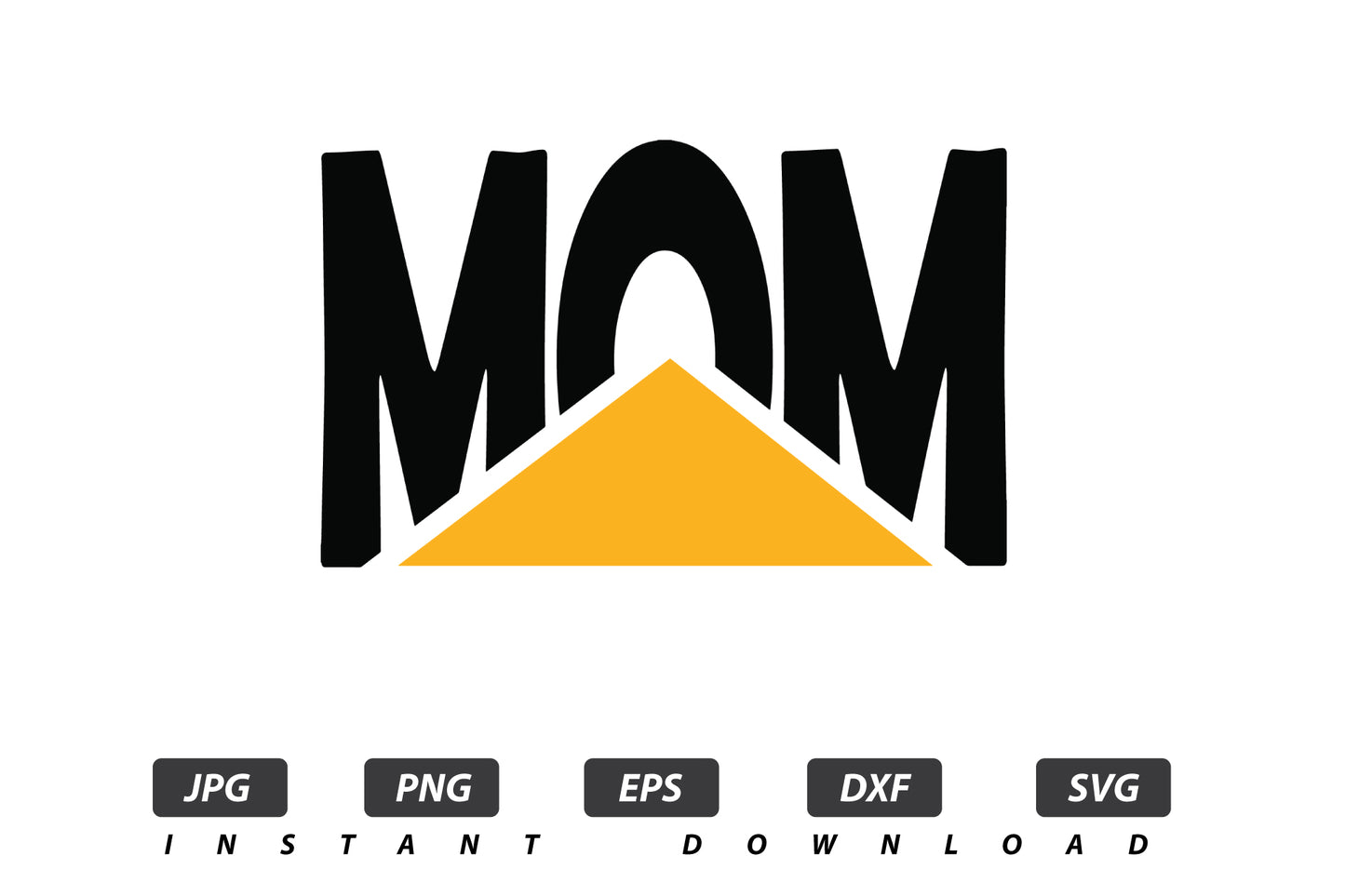 CAT Caterpillar MOM Vector Logo / EPS / SVG / PDF / JPG / PNG Instant Download / Print Cut Template