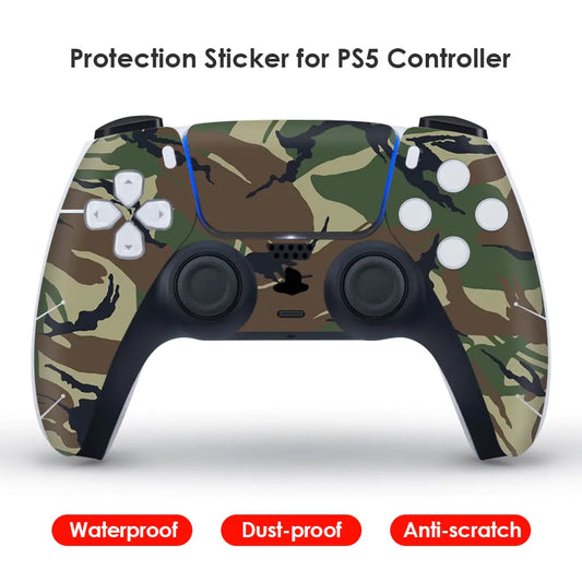 PS5 Camouflage Sticker for Gamepad Controller Sticker Play Station 5
