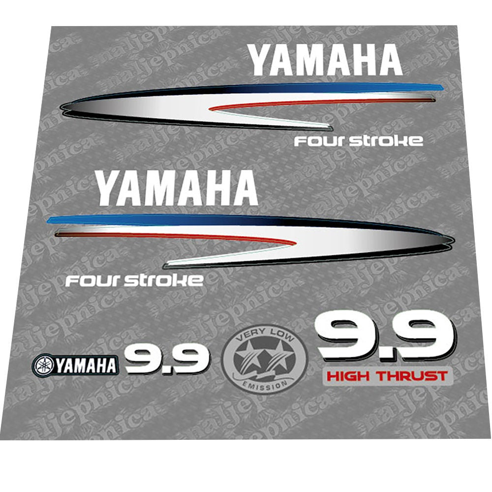 Yamaha 9.9 (2002-2006) Outboard Decal Sticker Set replacement decal set