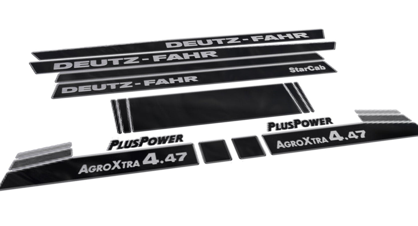 Deutz Fahr AgroXtra 4.47 Aftermarket Replacement Tractor Decal (Sticker) Set replacement decal set