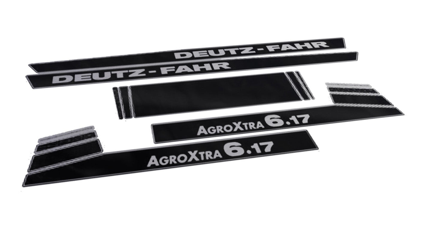 Deutz Fahr AgroXtra 6.17 Aftermarket Replacement Tractor Decal (Sticker) Set replacement decal set
