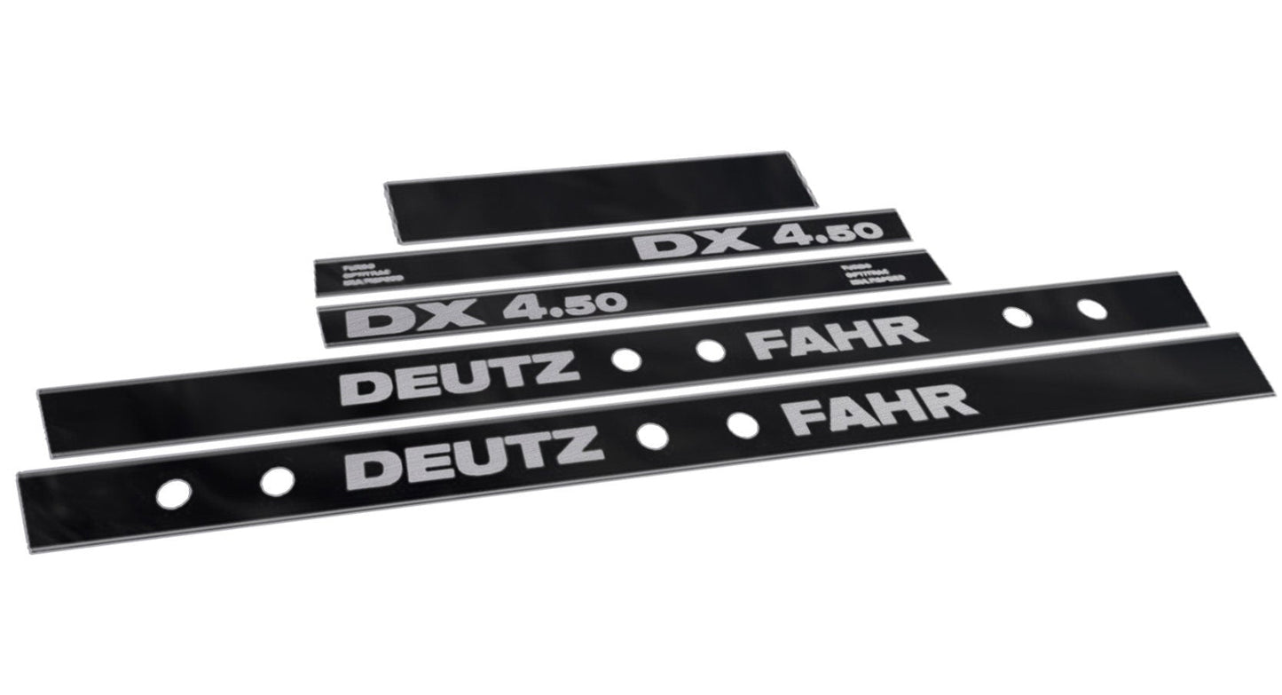 Deutz Fahr DX 4.50 Aftermarket Replacement Tractor Decal (Sticker) Set replacement decal set