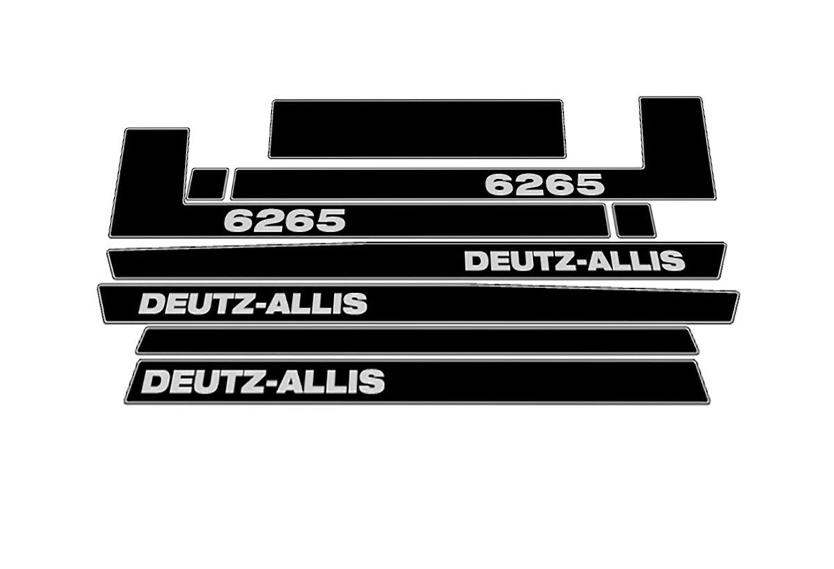 Deutz Allis 6265 Aftermarket Replacement Tractor Decal (Sticker) Set replacement decal set