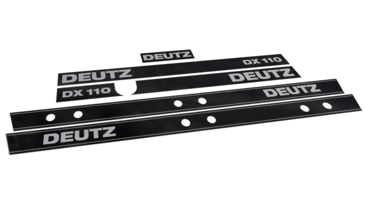 Deutz Fahr DX 110 Aftermarket Replacement Tractor Decal (Sticker) Set replacement decal set