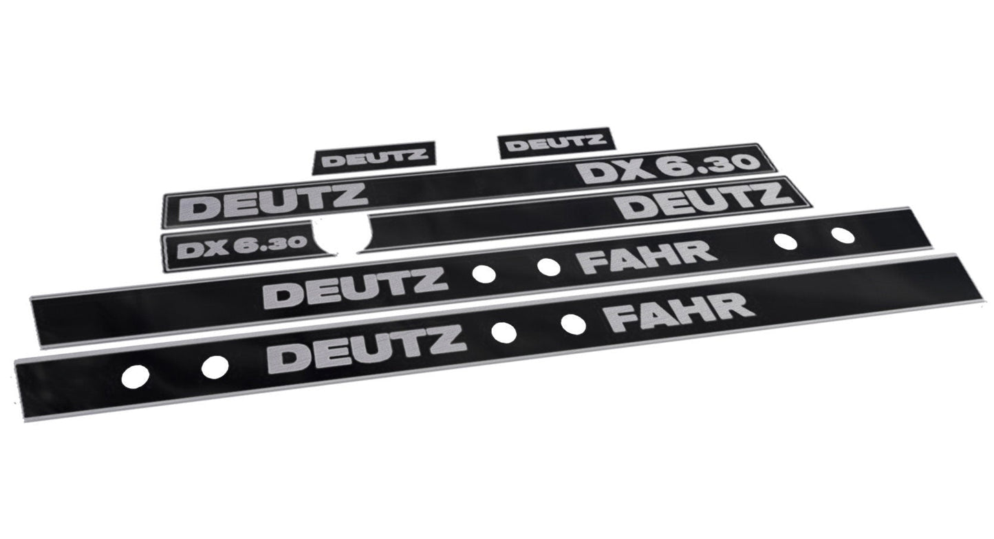 Deutz Fahr DX 6.30 Aftermarket Replacement Tractor Decal (Sticker) Set replacement decal set