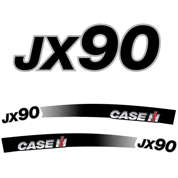Case JX 90 Aftermarket Replacement Tractor Decal (Sticker) Set replacement decal set