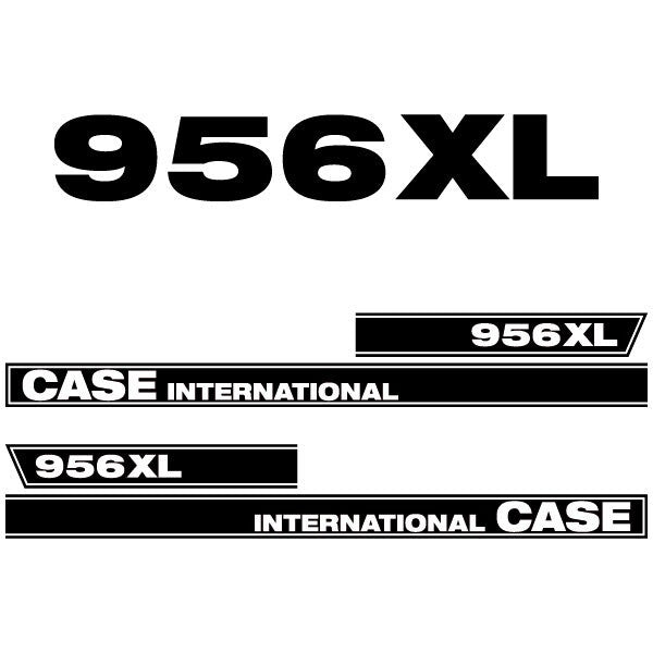 Case International 956XL Aftermarket Replacement Tractor Decal (Sticker) Set replacement decal set