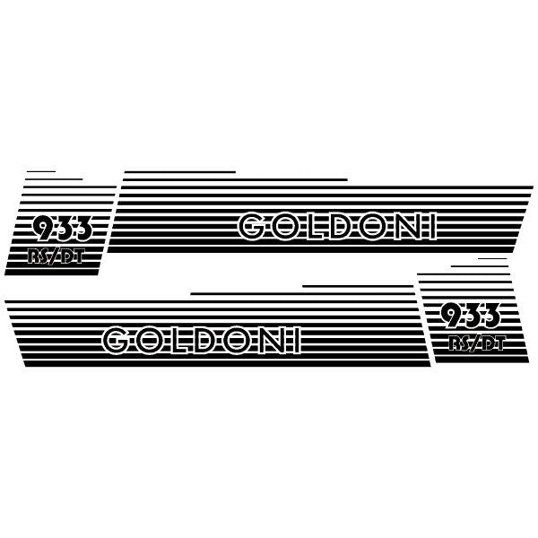 Goldoni 933 RS/DT Aftermarket Replacement Tractor Decal (Sticker) Set replacement decal set