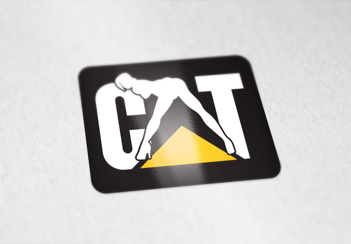 CAT Girl Black Vector Logo / EPS / SVG / PDF / JPG / PNG Instant Download / Print Cut Template