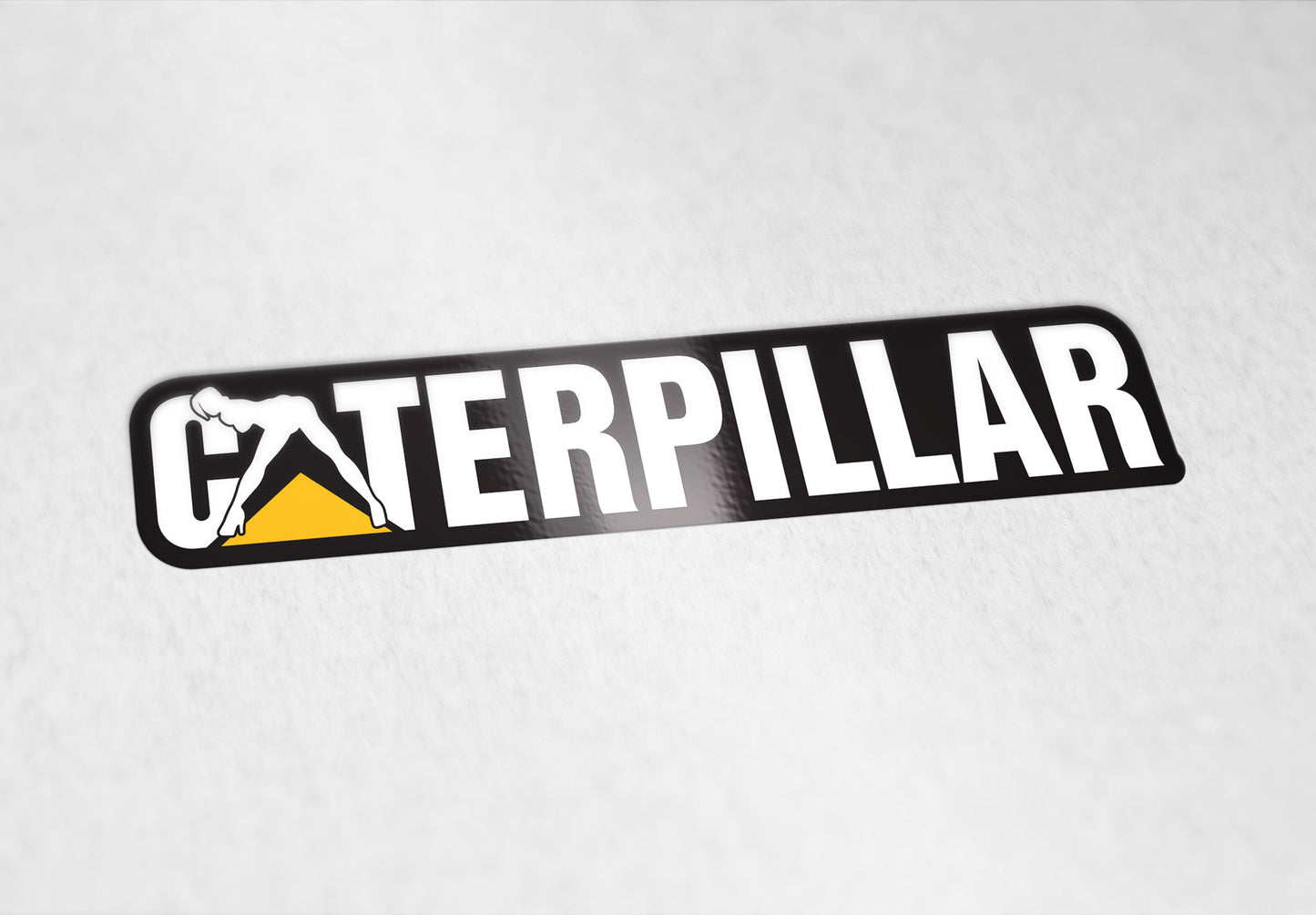 CAT Caterpillar Girl Wide Vector Logo / EPS / SVG / PDF / JPG / PNG Instant Download / Print Cut Template