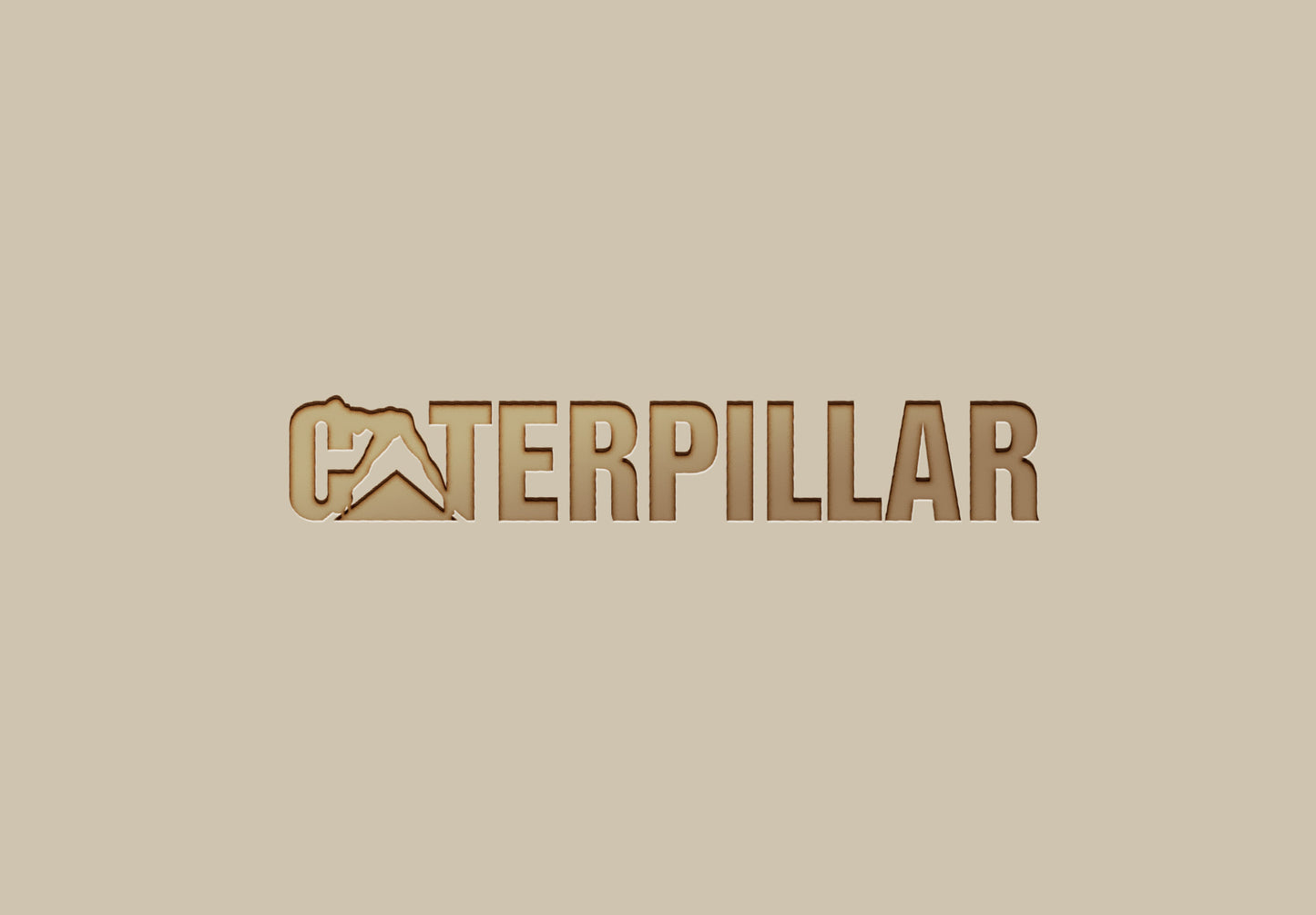 CAT Caterpillar Girl Wide Vector Logo / EPS / SVG / PDF / JPG / PNG Instant Download / Print Cut Template