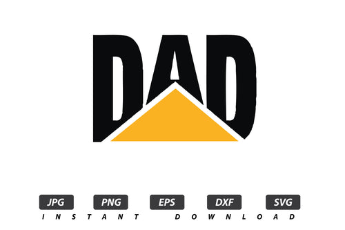 CAT Caterpillar DAD Vector Logo / EPS / SVG / PDF / JPG / PNG Instant Download / Print Cut Template