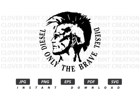 Diesel Vector Logo / EPS / SVG / PDF / JPG / PNG Instant Download / Print Cut Template
