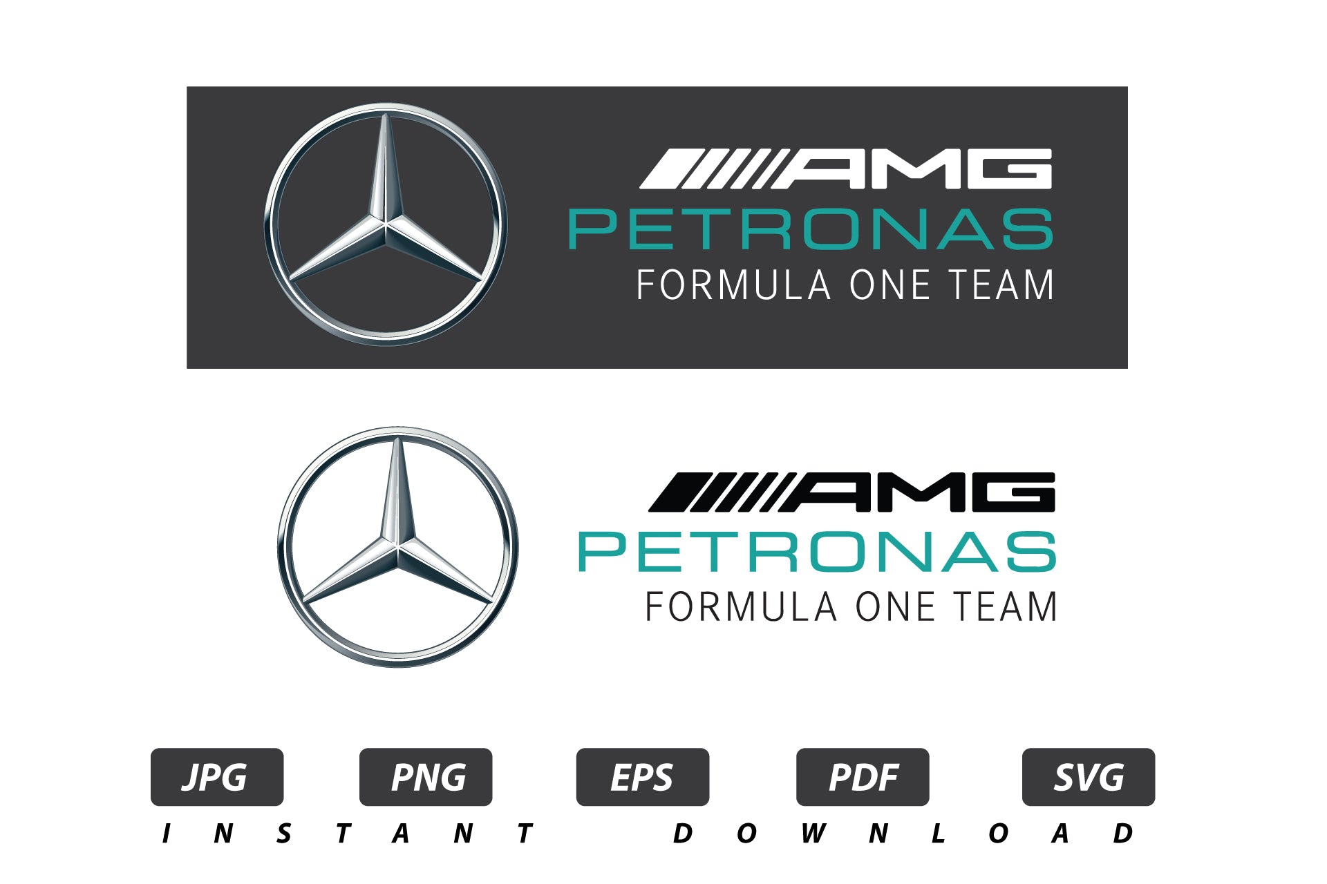 AMG Mercedes F1 Vector Logo EPS SVG PDF JPG PNG Instant Down amg-mercedes-f1-vector-logo-eps-svg-pdf-jpg-png-instant-down