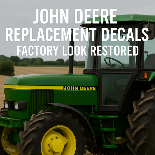 Restore the Power & Pride of Your John Deere with Premium Replacement Decals