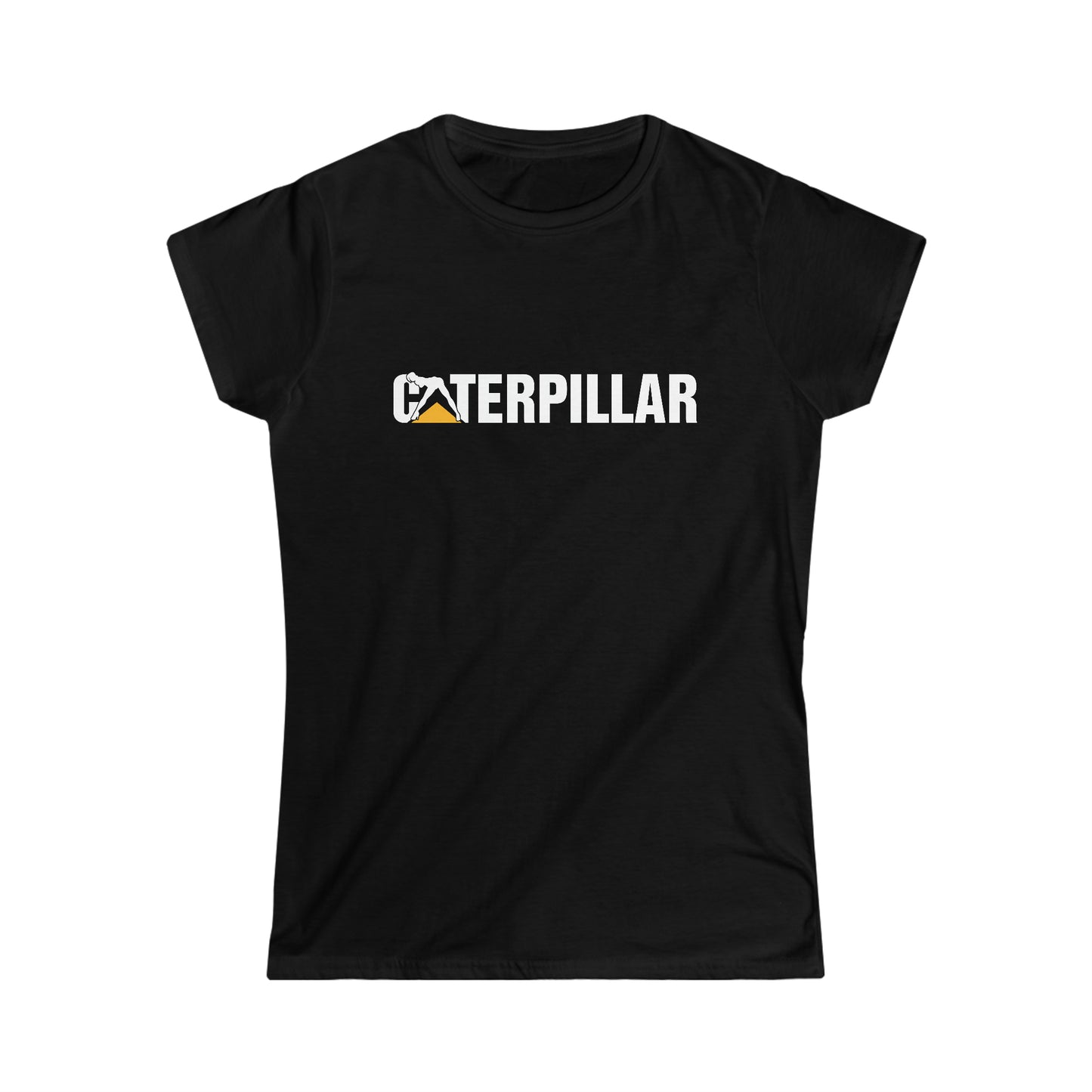 Cat Caterpillar Women's Soft Style T-Shirt / Black & White version / Gift