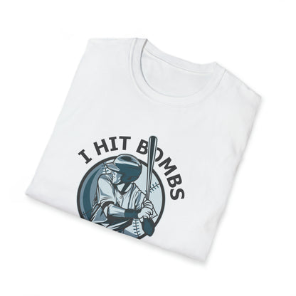 I Hit Bombs For Hot Moms T-shirt / Unisex Soft Style / Gift Tee