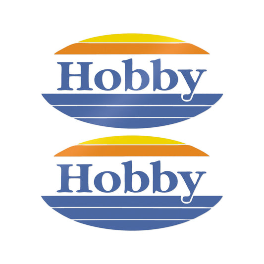 Hobby Prestige Full Color Caravan Decals Sticker Aftermarket Replacement (DTF) 2pcs - Multiple Size