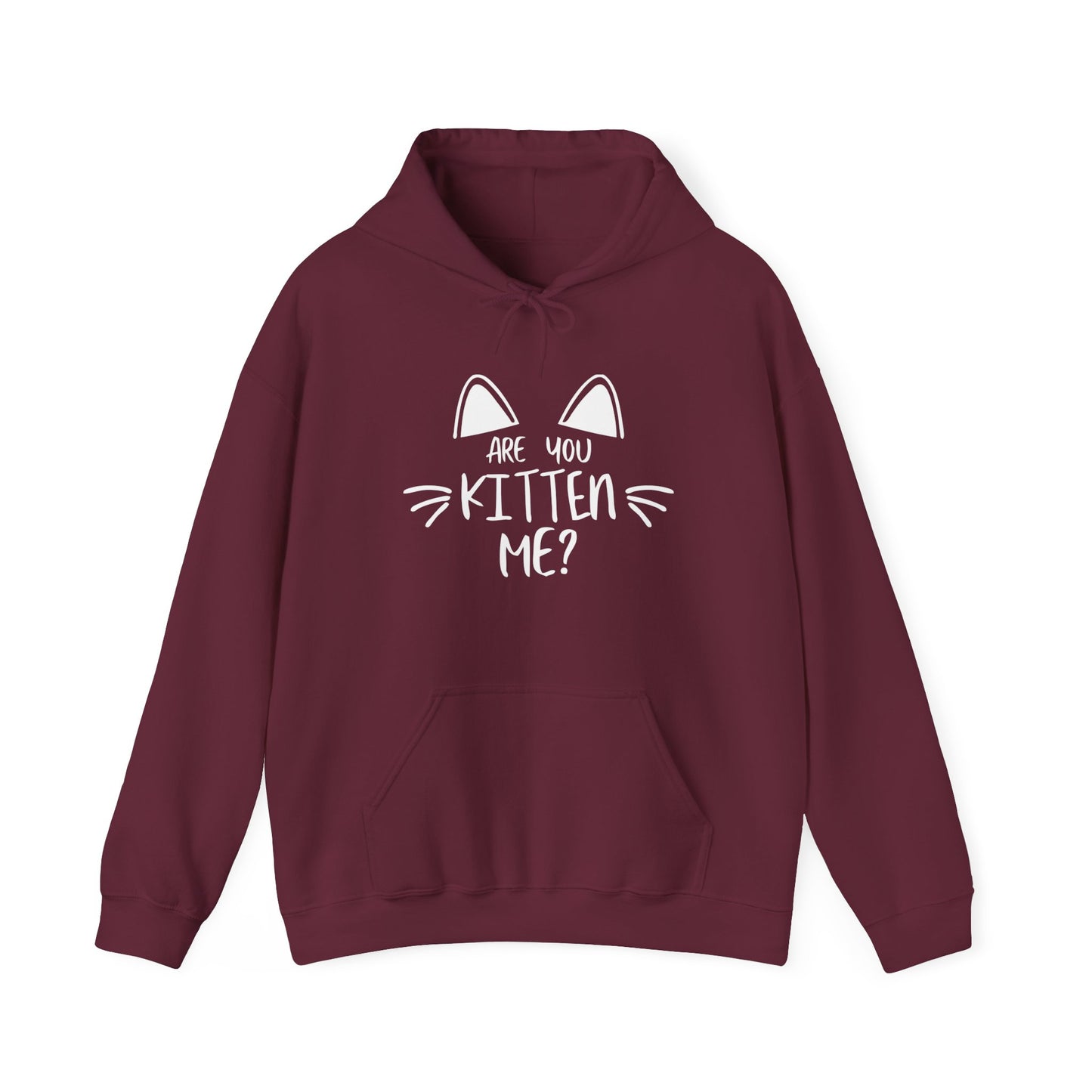 Are You Kitten Me / Gift and Party Hoodie / Kitty / Cat unisex heavy blend hooded sweatshirt