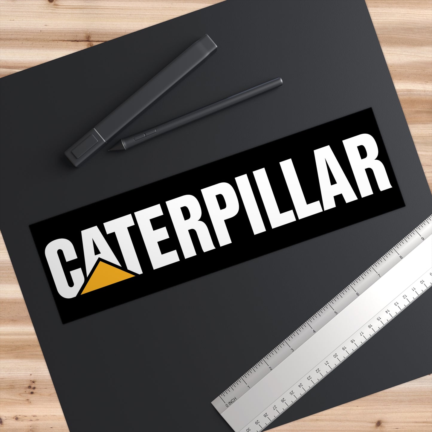 Caterpillar Decal / 11.5in x 3in or 15in x 3.75in / for Interior & exterior applications / water, scratch, and UV-resistant / Sticker Gift