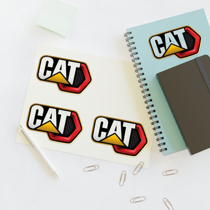 CAT Caterpillar Decals / 4pcs for Interior & exterior applications / water, scratch, and UV-resistant