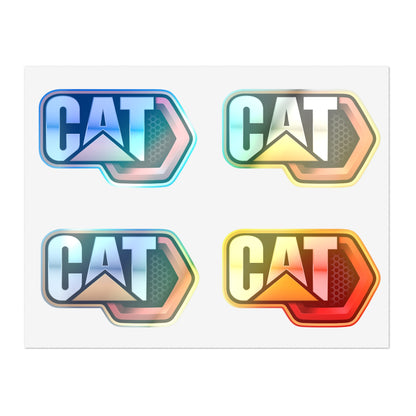 CAT Caterpillar Decals / 4pcs for Interior & exterior applications / water, scratch, and UV-resistant