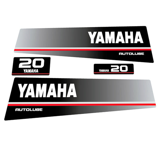 Yamaha 20 - 1991 AUTOLUBE Decal (Sticker) Set replacement decal set