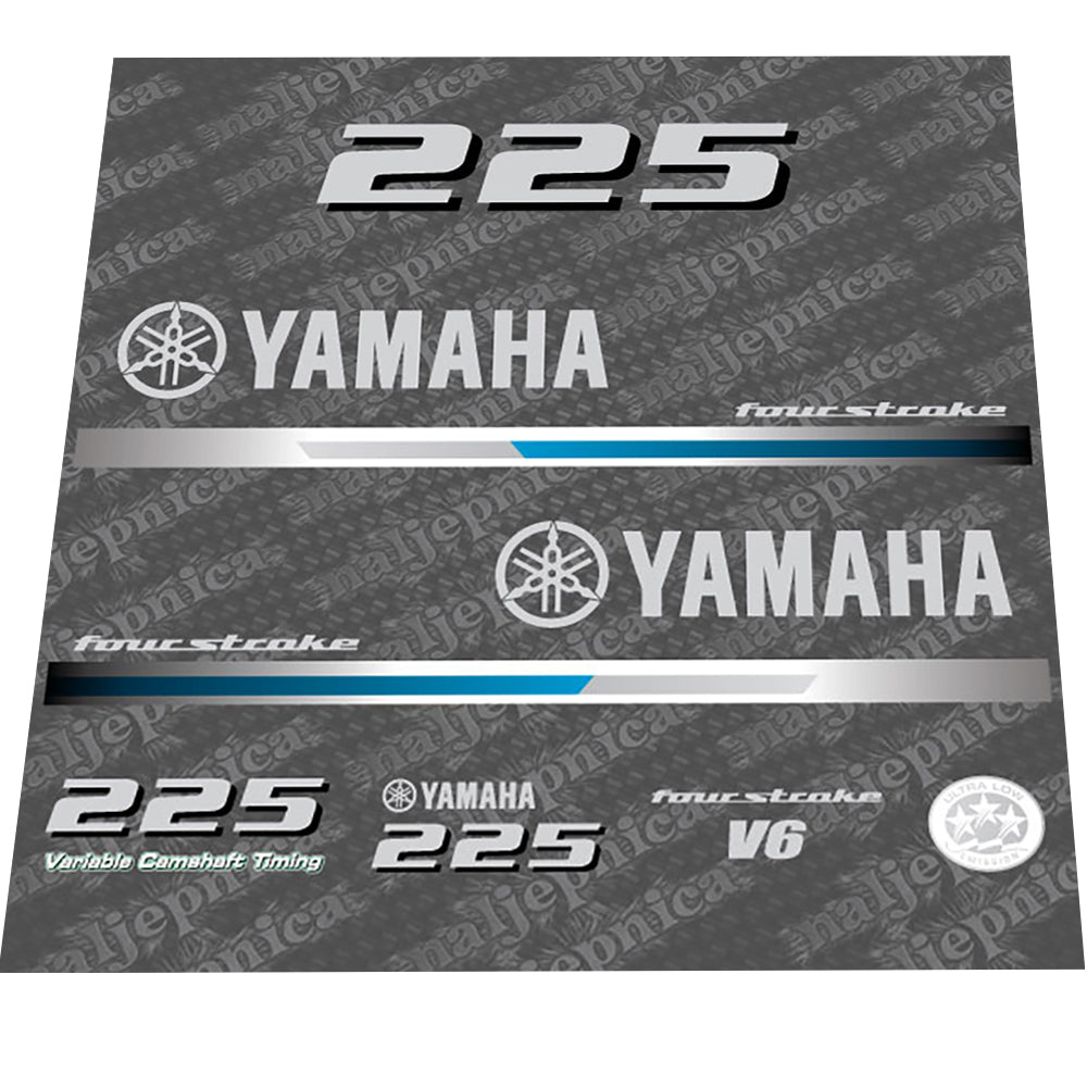 Yamaha 225 (2013) Decal (Sticker) Set replacement decal set