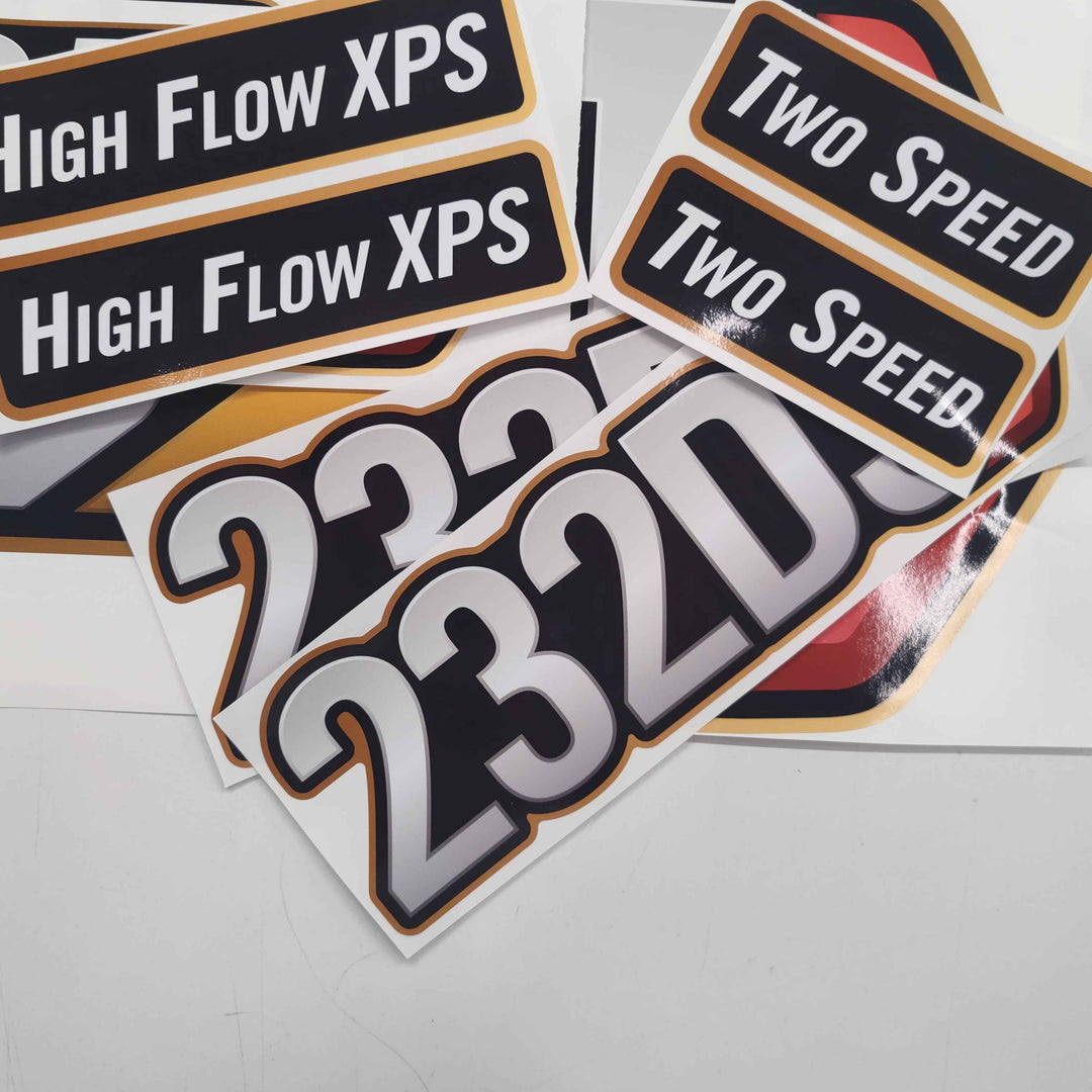 CAT Caterpillar 236D3 Replacement Decal Skid Steer Loader Set