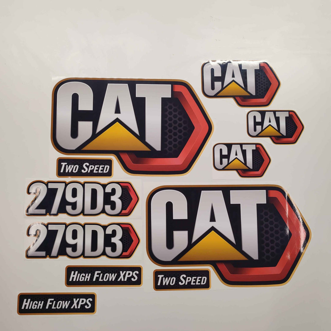 CAT Caterpillar 279D3 Replacement Decal Skid Steer Loader Set