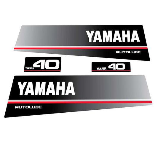 Yamaha 40 - 1991 AUTOLUBE Decal (Sticker) Set replacement decal set