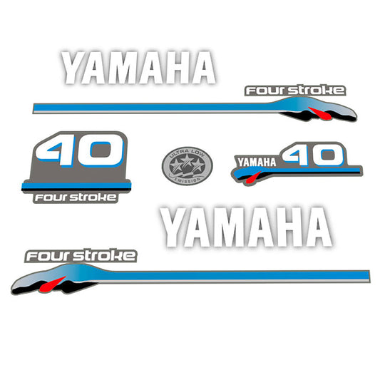 Yamaha 40 FOUR STROKE (2000) Decal (Sticker) Set replacement decal set