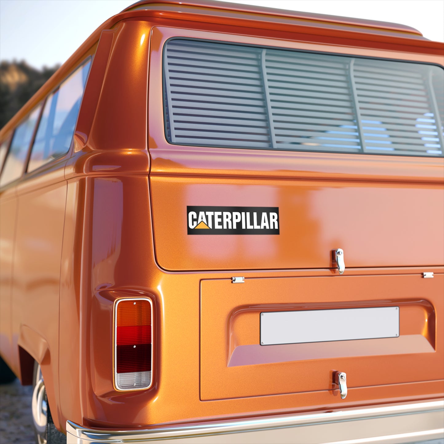 Caterpillar Decal / 11.5in x 3in or 15in x 3.75in / for Interior & exterior applications / water, scratch, and UV-resistant / Sticker Gift