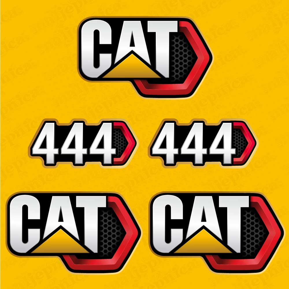 CAT Caterpillar 432 / 434 / 440 / 444 / 450 Backhoe Loader Replacement Decal Set